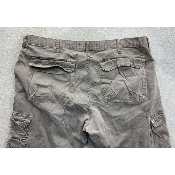 Wrangler Jeans Co. Men's Cargo Pants Outdoors Hiking Camping Gray Size 40x30 - Picture 10 of 16